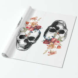 Papel De Regalo Renacimiento - Flor de cráneo