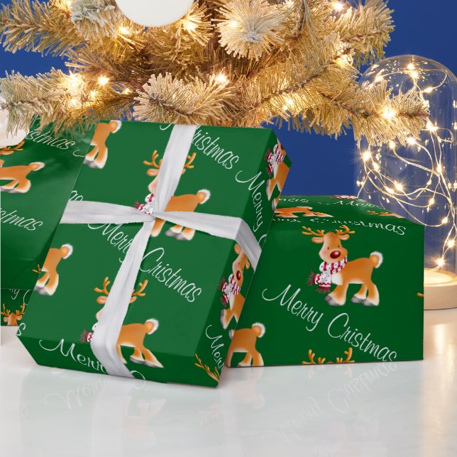 Papel De Regalo Reno (Vacaciones)