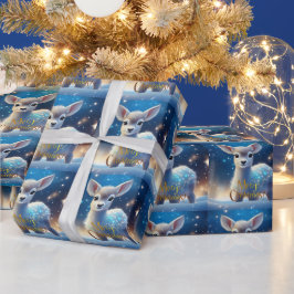 Papel De Regalo Reno con Feliz Navidad