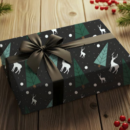 Papel de Regalo Reno de Navidad