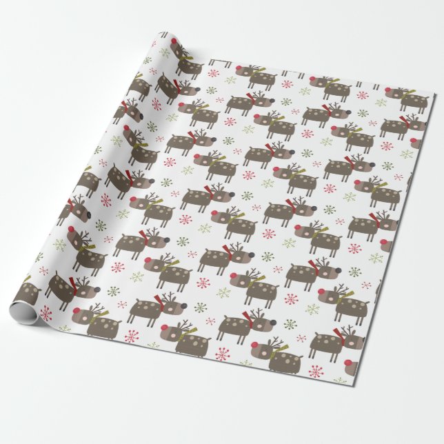 Papel De Regalo Reno personalizado (Desenrollado)