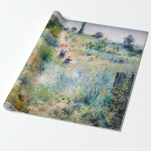 Papel De Regalo Renoir - Camino que conduce a través de hierba alt