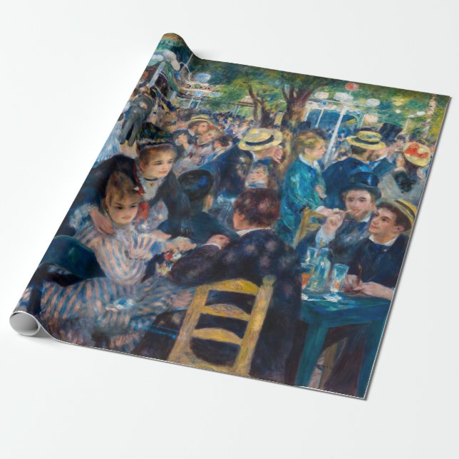Papel De Regalo Renoir - Danza en Le Moulin de la Galette (Desenrollado)