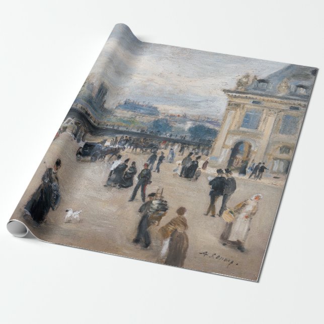 Papel De Regalo Renoir - París, Institut au Quai Malaquais (Desenrollado)