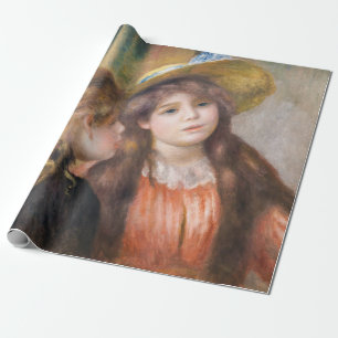 Papel De Regalo Renoir - Retrato de dos niñas pequeñas