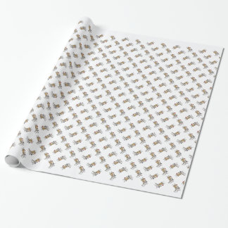 Papel De Regalo Renos de Cupido y Regalos