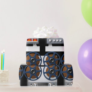 Papel De Regalo Reproductor de cinta de carrete vintage para audió