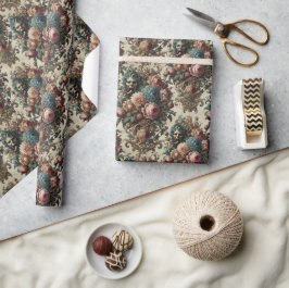 Papel De Regalo Réquiem Rhapsody - Banda floral gótica