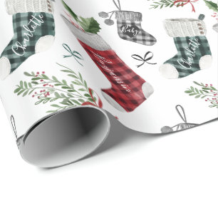 Papel De Regalo Reservas familiares de color de agua para Invitaci