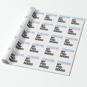 Papel De Regalo Respeten Mis Pronombres