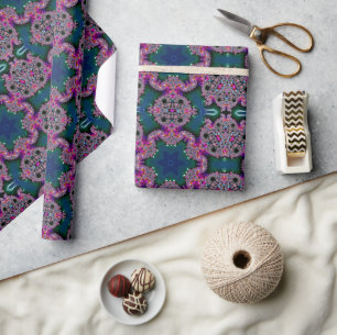 Papel De Regalo Resplandor Fractal