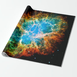 Papel De Regalo Restos de supernova de la nebulosa del Cangrejo Fo