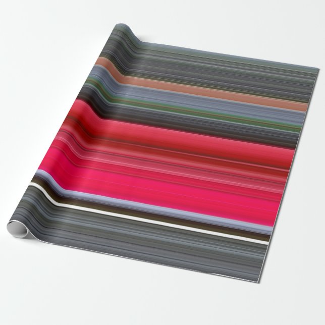 Papel De Regalo Resumen #1: Rojo y Gris (Desenrollado)