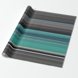 Papel De Regalo Resumen #1: Verde azulado y gris