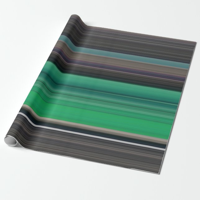 Papel De Regalo Resumen #1: Verde y gris (Desenrollado)