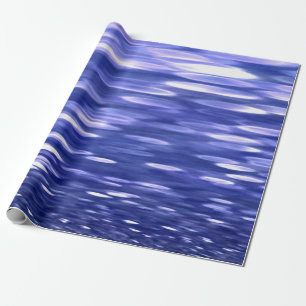 Papel De Regalo Resumen #3: Brillo azul