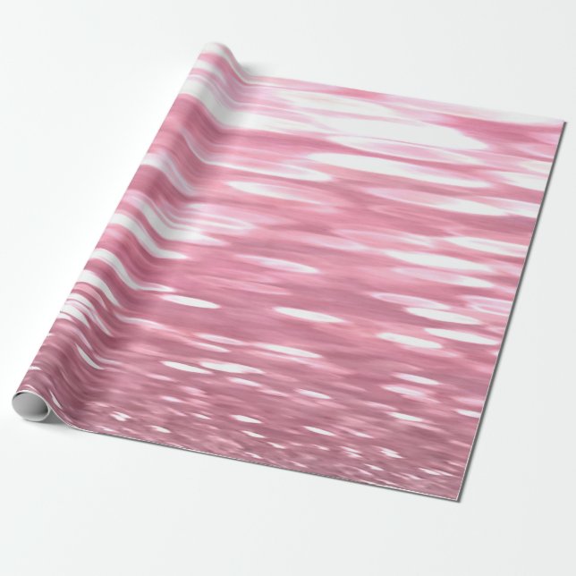 Papel De Regalo Resumen #3: Brillo rosa (Desenrollado)