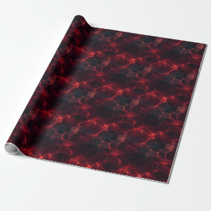 Papel De Regalo Resumen abstracto rojo sobre negro