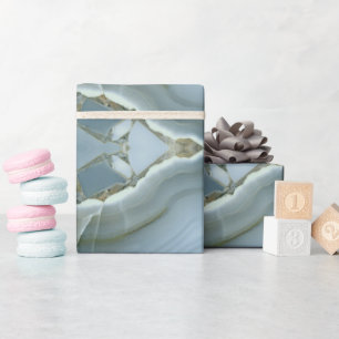 Papel De Regalo Resumen Agate Marble Swirl