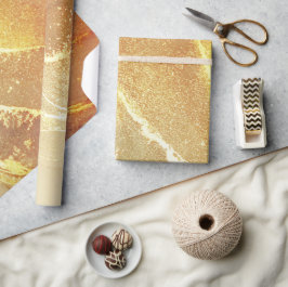 Papel De Regalo Resumen amarillo dorado beige