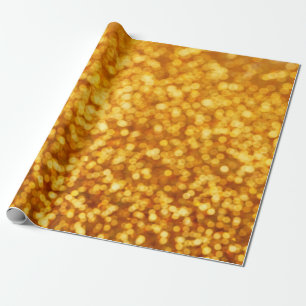 Papel De Regalo Resumen borroso hermoso luz de fondo dorado