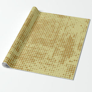 Papel De Regalo Resumen caótico halfton. Textura de puntos. Futuri
