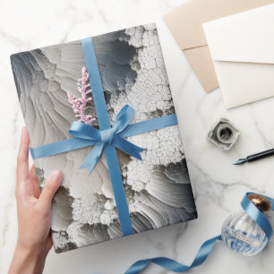 Papel De Regalo Resumen contemporáneo de crujido texturizado