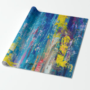 Papel De Regalo Resumen de antecedentes artísticos. Pintura de ace