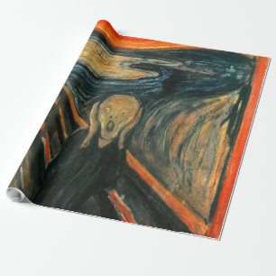 Papel De Regalo Resumen de Arte Moderno de Scream Munch