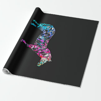 Papel De Regalo Resumen de canvas de cebra
