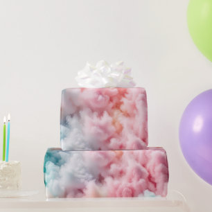 Papel De Regalo Resumen de Cotton Candy Pastel