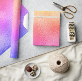Papel De Regalo Resumen de cristal de arco iris de verano