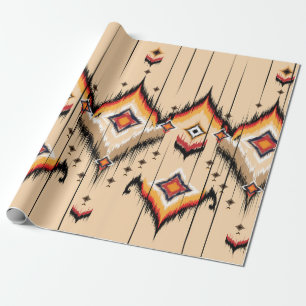 Papel De Regalo Resumen de diseño de patrones geométricos étnicos,