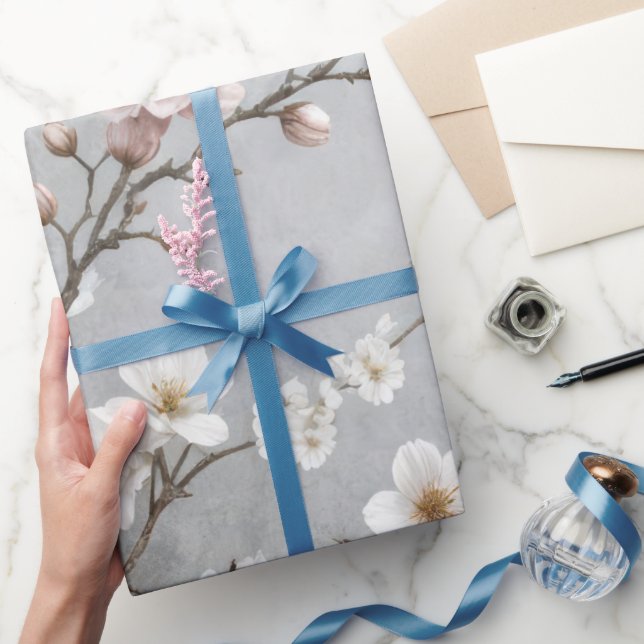 Papel De Regalo Resumen de flores de cerezo (Regalar)