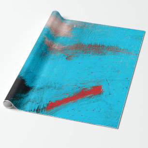 Papel De Regalo Resumen de fondo artístico, pintura, fino, azul, l
