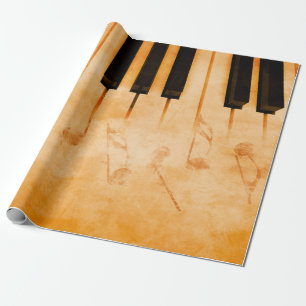 Papel De Regalo Resumen de fondo musical - Teclado y música n