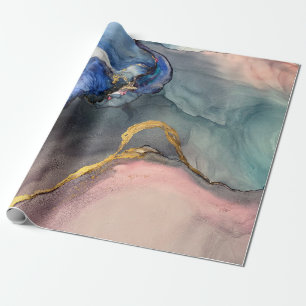 Papel De Regalo Resumen de fondo rosa-azul con hermoso contrabando