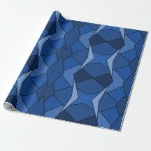 Resumen de formas geométricas azules