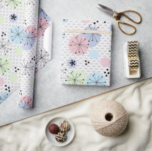 Papel De Regalo Resumen de formas modernas círculos polka puntos d