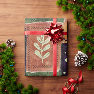 Papel De Regalo Resumen de formas y hojas de círculos geométricos