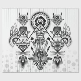 Papel De Regalo Resumen de la antigua tribu indígena