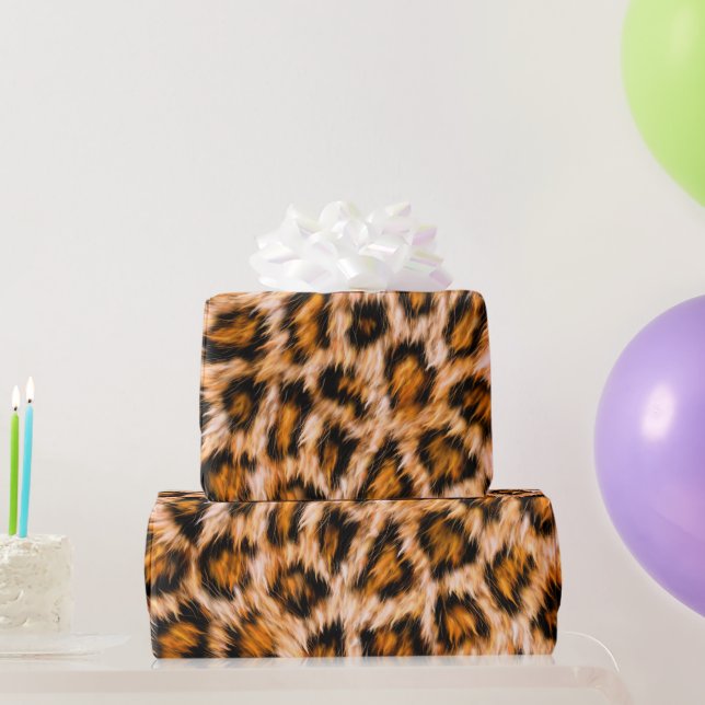 Papel De Regalo Resumen de Leopard (Regalos de fiesta)