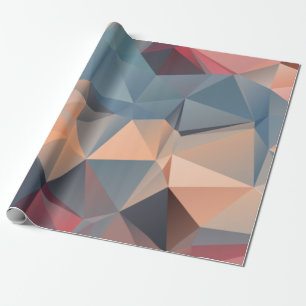 Papel De Regalo Resumen de mosaico poligonal sin soldadura