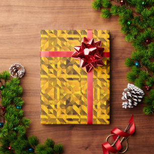 Papel De Regalo Resumen de oro