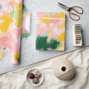 Papel De Regalo Resumen de patrón páintero brillante