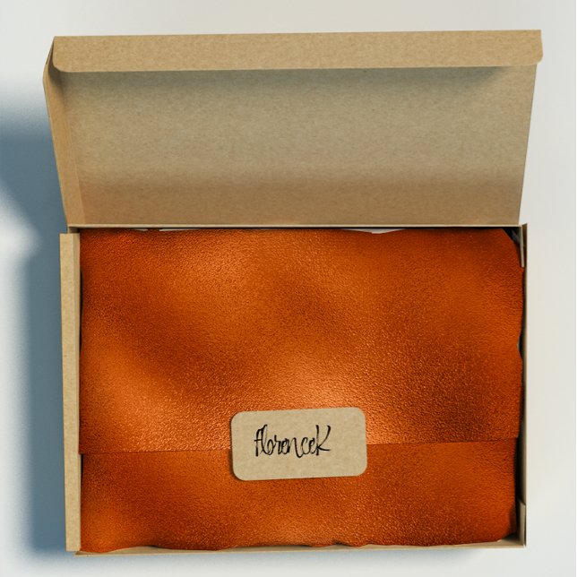 Papel De Regalo Resumen de roya de miel mínima de vidrio metálico  (Copper Metallic Glass Minimal Honey Rust Abstract Wrapping Paper)