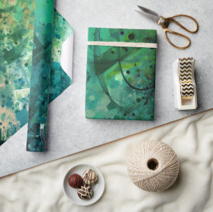 Papel De Regalo Resumen de ruido verde