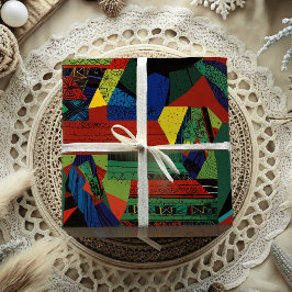 Papel De Regalo Resumen de un regalo tribal africano-americano vib