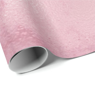 Papel De Regalo Resumen de vidrio de mármol rosa RosePastel Candy