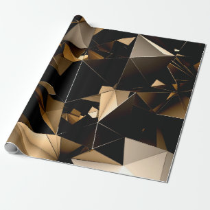 Papel De Regalo Resumen del fondo de cristal del triángulo.